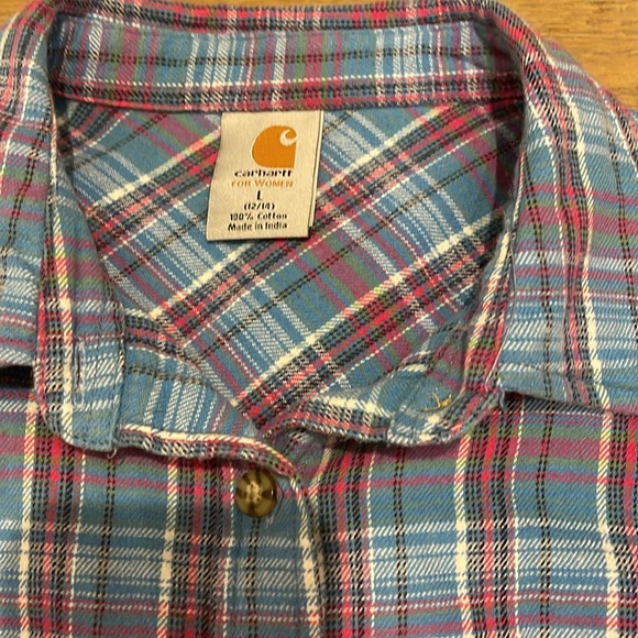 Carhartt Flannel Button Down - L - Picture 5 of 7